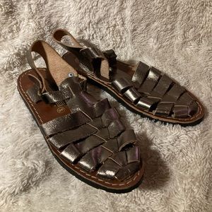 Jeffery Campbell bohemian leather sandals